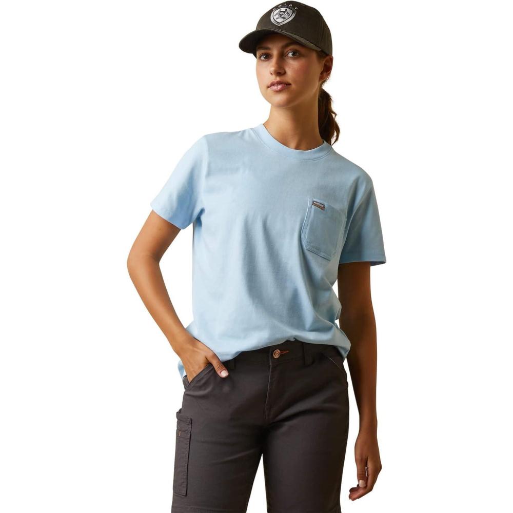 imageARIAT Mens Rebar Cotton Strong TShirtClearsky