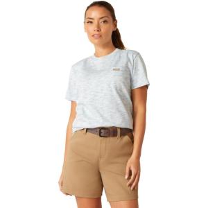 ARIAT Mens Rebar Cotton Strong T-Shirt(Norse Blue Space Dye)