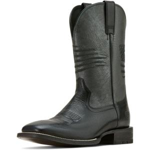 ARIAT mens Circuit Patriot Cowboy Boot(Black Night/Gunmetal)