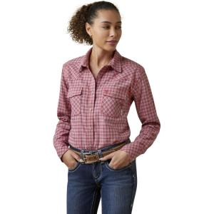Ariat Womens Fr Ruby Snap Work Shirt(Sun Kissed)