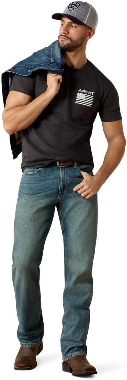 imageAriat Mens M2 Stirling Shasta Relaxed Stretch Boot Cut Jeans