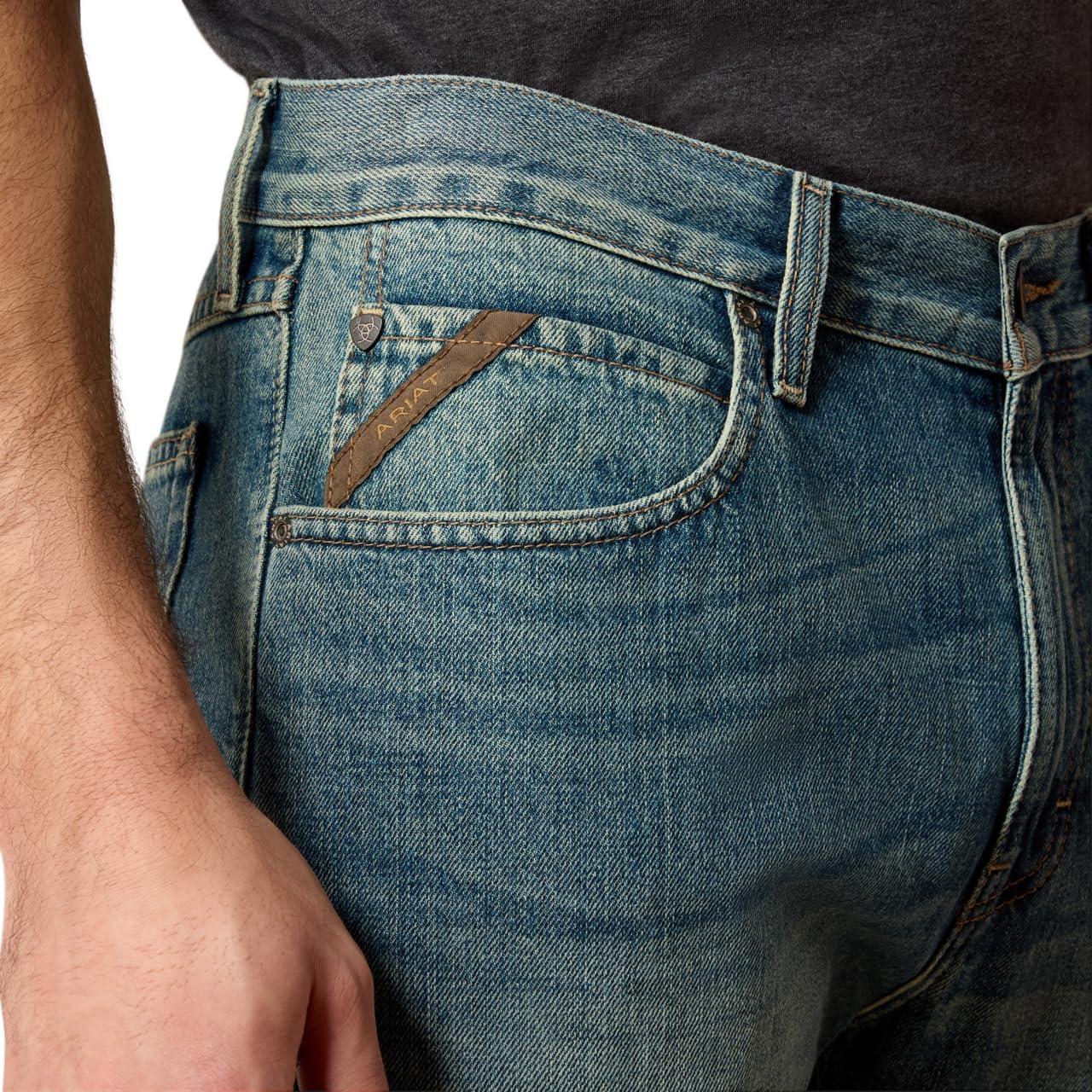 imageAriat Mens M2 Stirling Shasta Relaxed Stretch Boot Cut Jeans