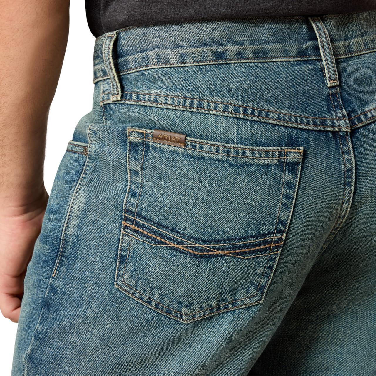 imageAriat Mens M2 Stirling Shasta Relaxed Stretch Boot Cut Jeans