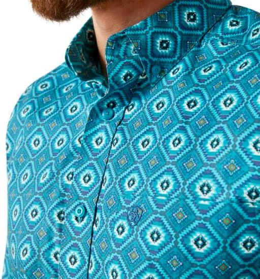 imageARIAT Mens Bruno Fitted ShirtLanai Turquoise