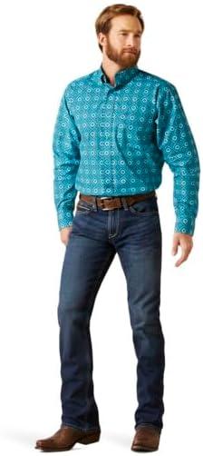 imageARIAT Mens Bruno Fitted ShirtLanai Turquoise