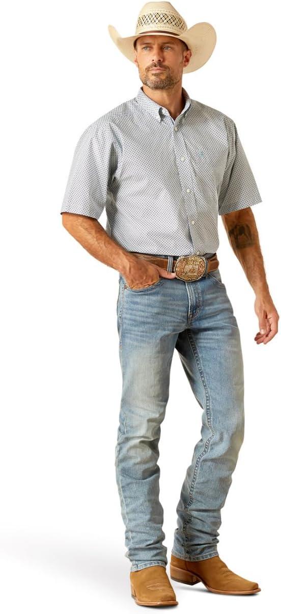 imageARIAT Mens Edgar Classic Fit ShirtBlue Heaven