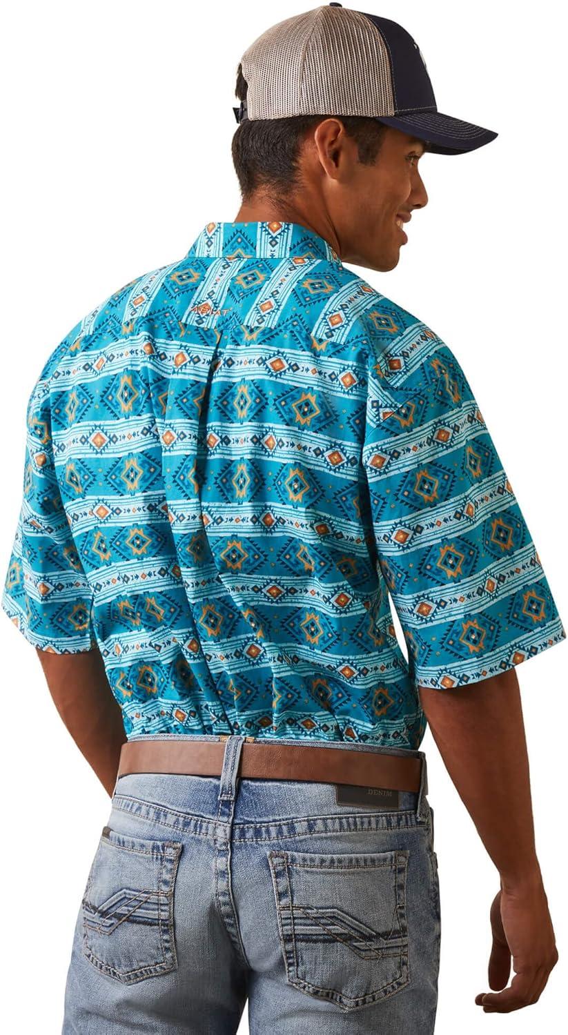 imageARIAT Mens Edgar Classic Fit ShirtEnamel Blue