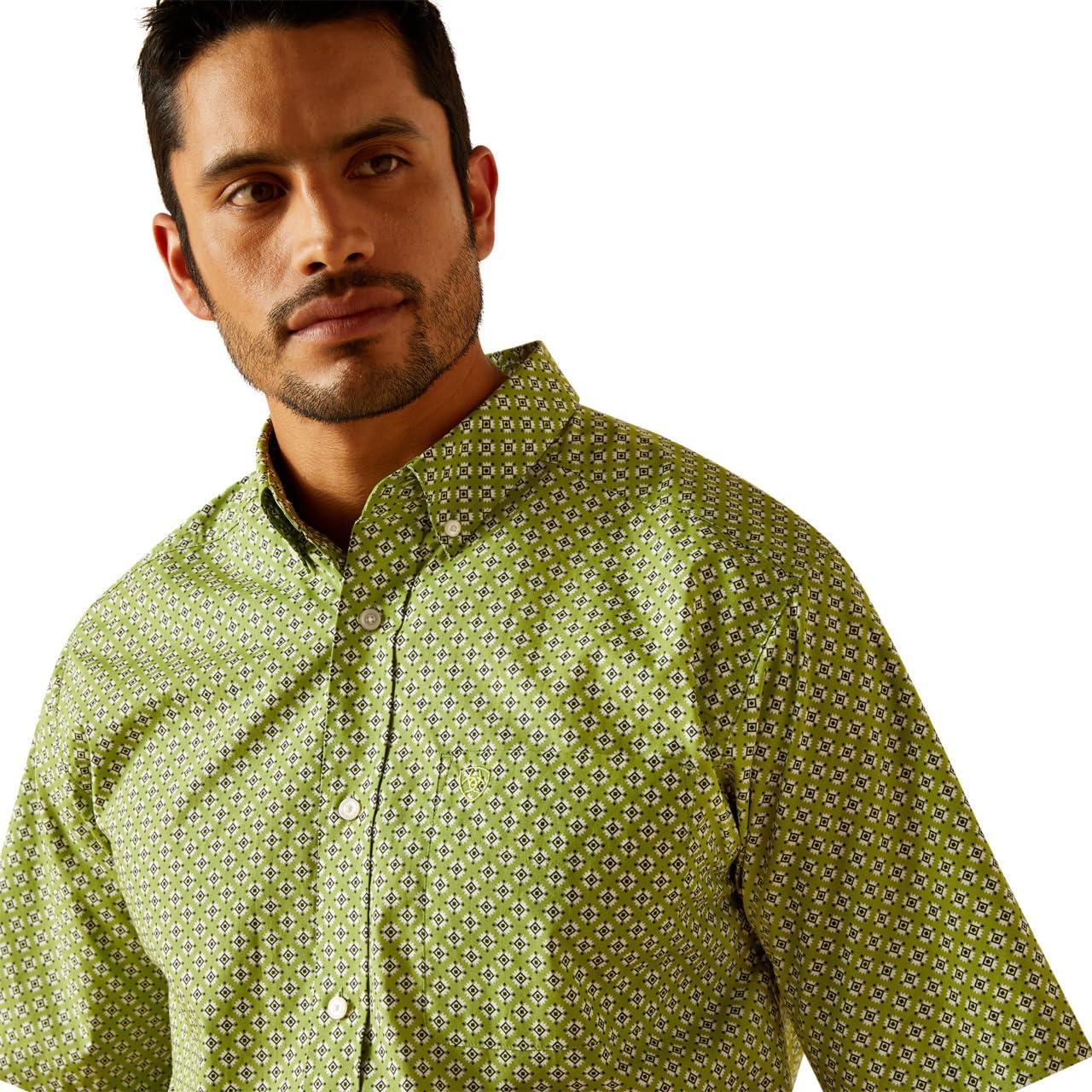 imageARIAT Mens Edgar Classic Fit ShirtGreen