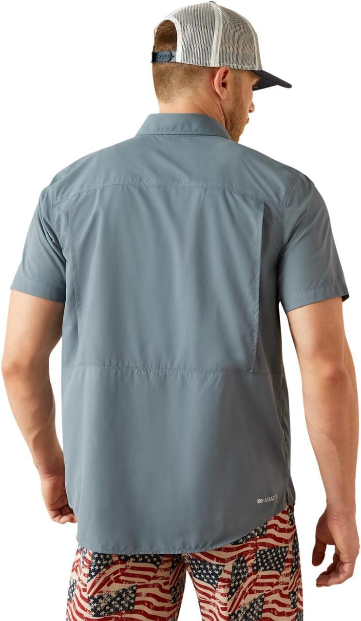 imageARIAT Venttek Outbound Fitted ShirtNewsboy Blue