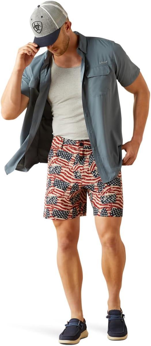 imageARIAT Venttek Outbound Fitted ShirtNewsboy Blue