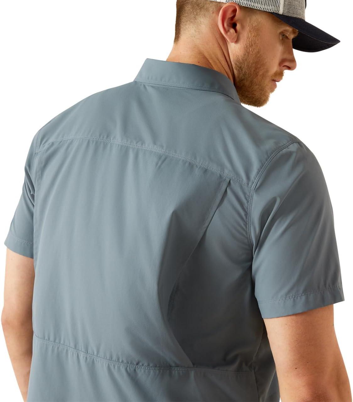 imageARIAT Venttek Outbound Fitted ShirtNewsboy Blue
