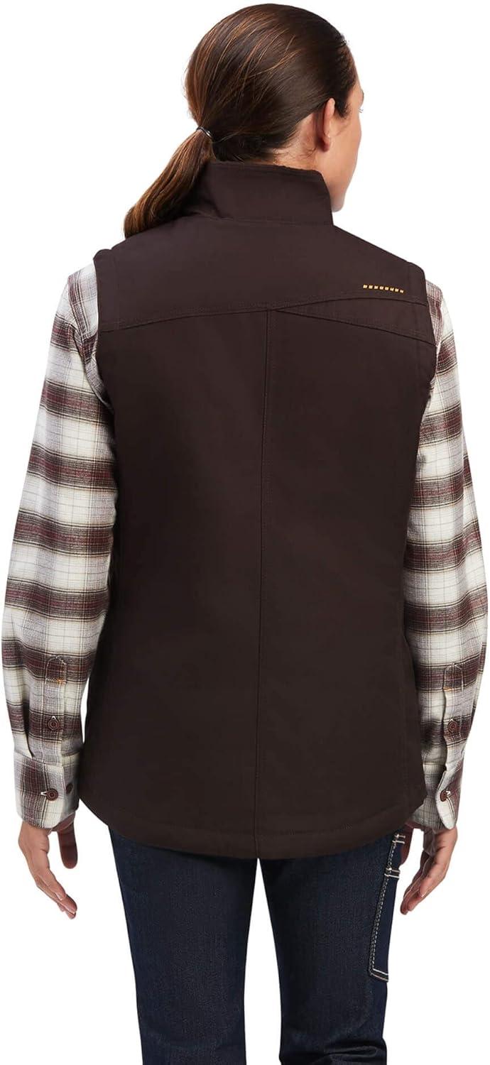 imageARIAT Womens Rebar Duracanvas Insulated VestMole