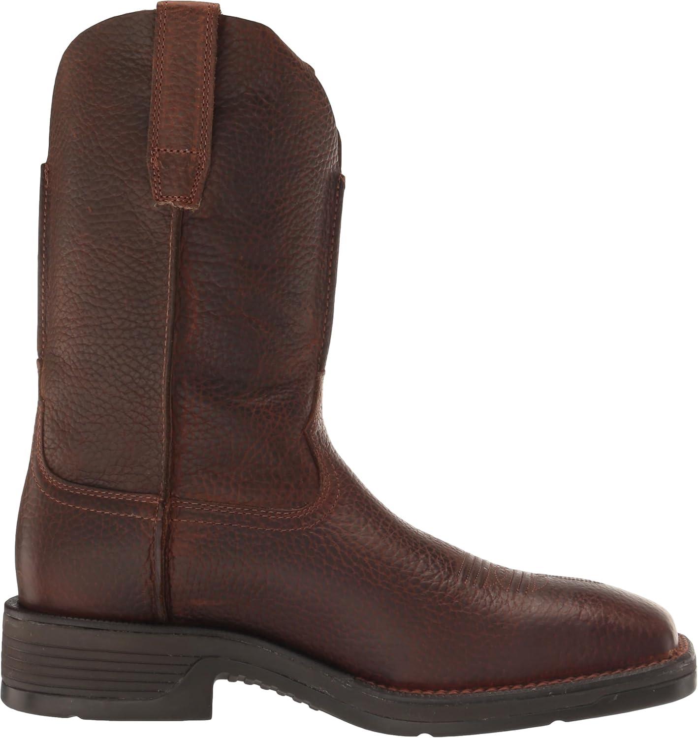 imageARIAT mens Ridgeback Rambler Western BootBrown Oiled Rowdy