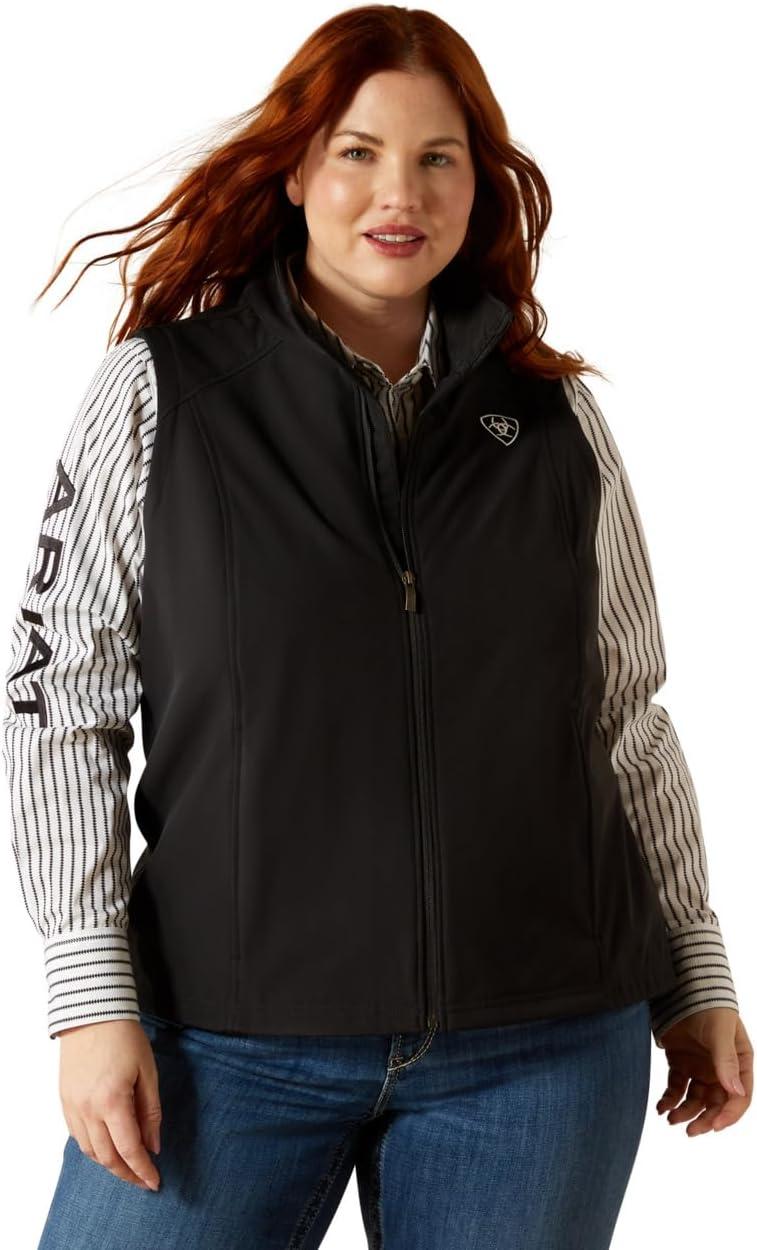 imageARIAT womens Ariat Logo Softshell VestBlack
