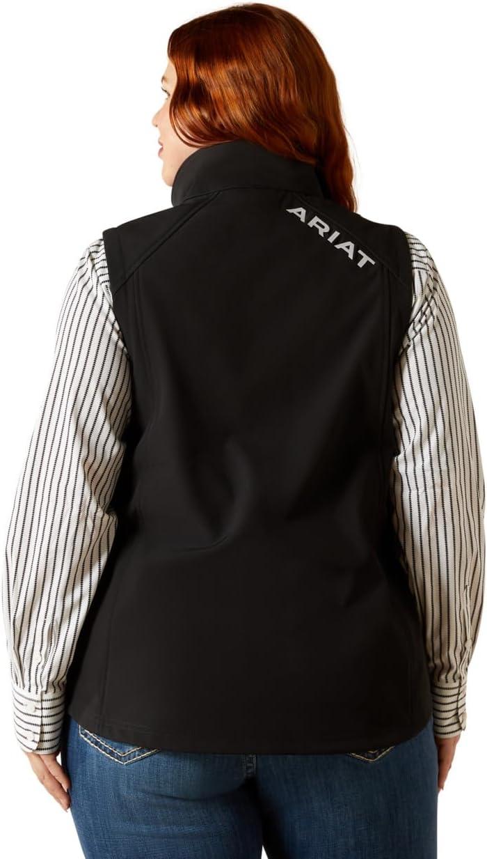 imageARIAT womens Ariat Logo Softshell VestBlack