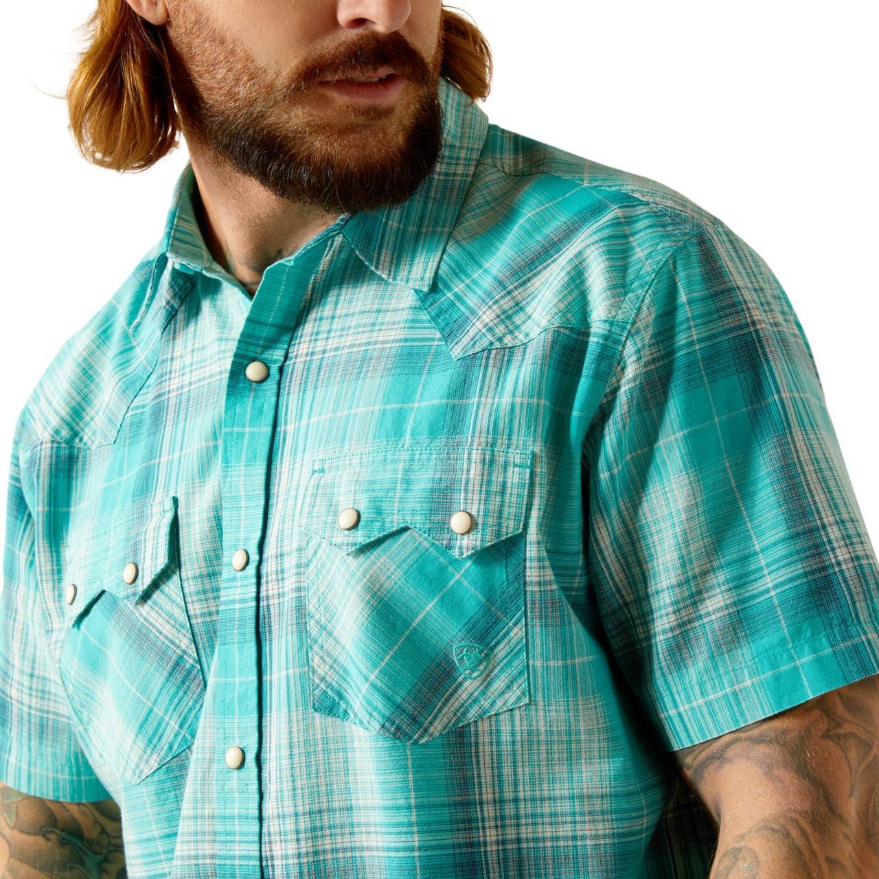 imageAriat Mens Haddon Retro Fit ShirtWinter Aqua