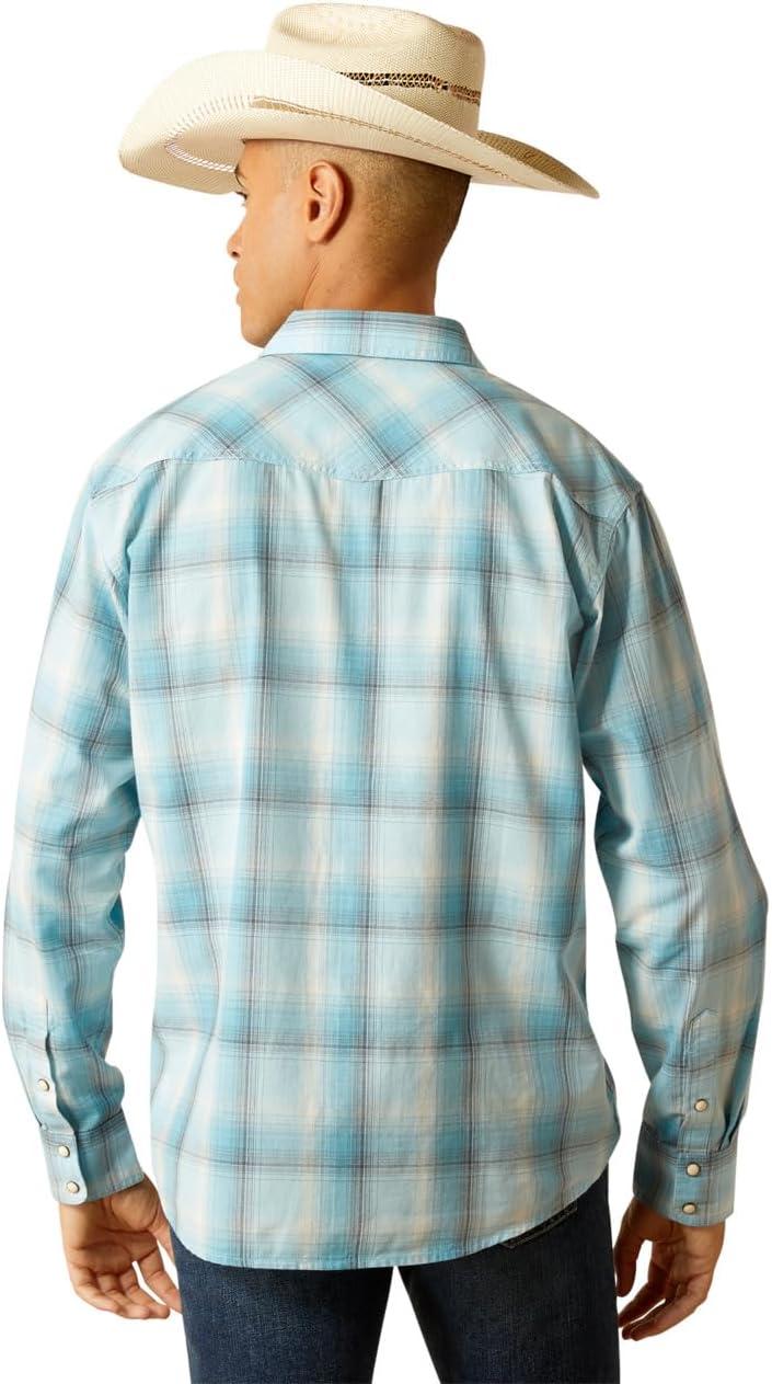 imageAriat Mens Henryk Retro Fit ShirtCrystal Blue