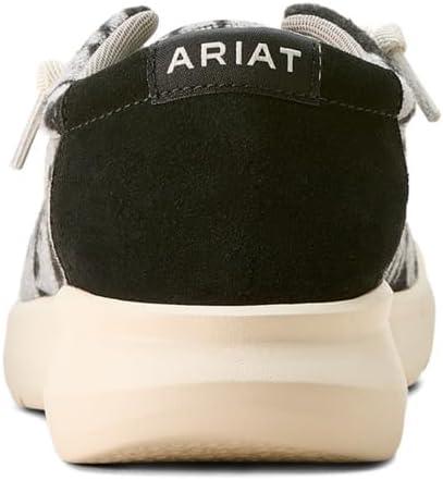 imageAriat Mens P27779mFooBlack White Flannel BlanketBlack Suede