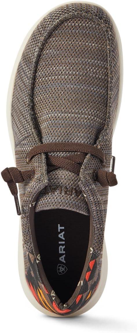 imageAriat Mens P27779mFooHeathered BrownRed Aztec Print