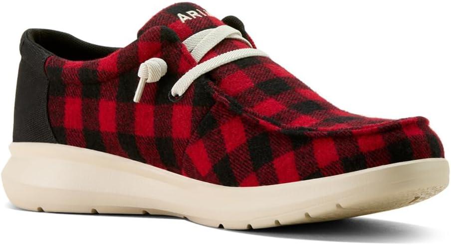 imageAriat Mens P27779mFooRed Buffalo Check Flannel