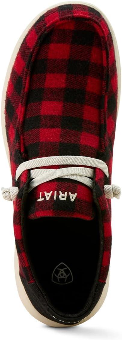 imageAriat Mens P27779mFooRed Buffalo Check Flannel