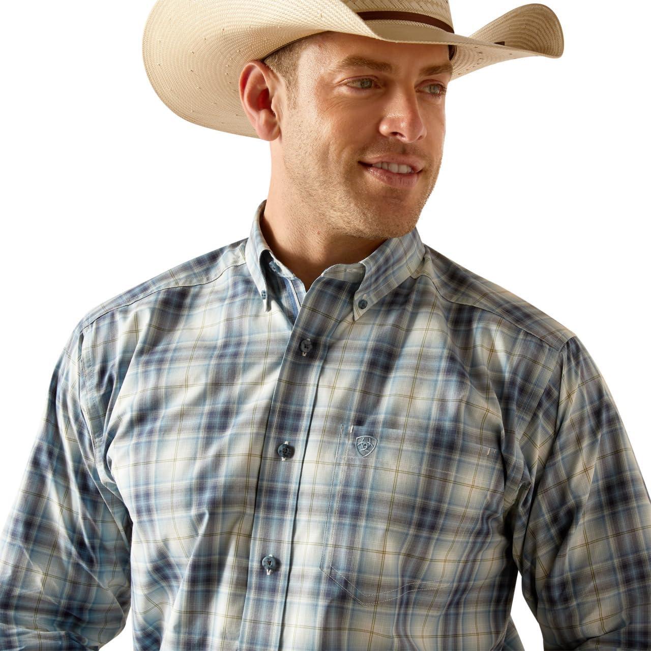 imageAriat Mens Pro Series Emiliano Classic Fit ShirtBlue Heaven