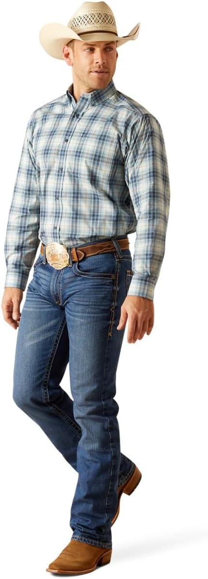 imageAriat Mens Pro Series Emiliano Classic Fit ShirtBlue Heaven