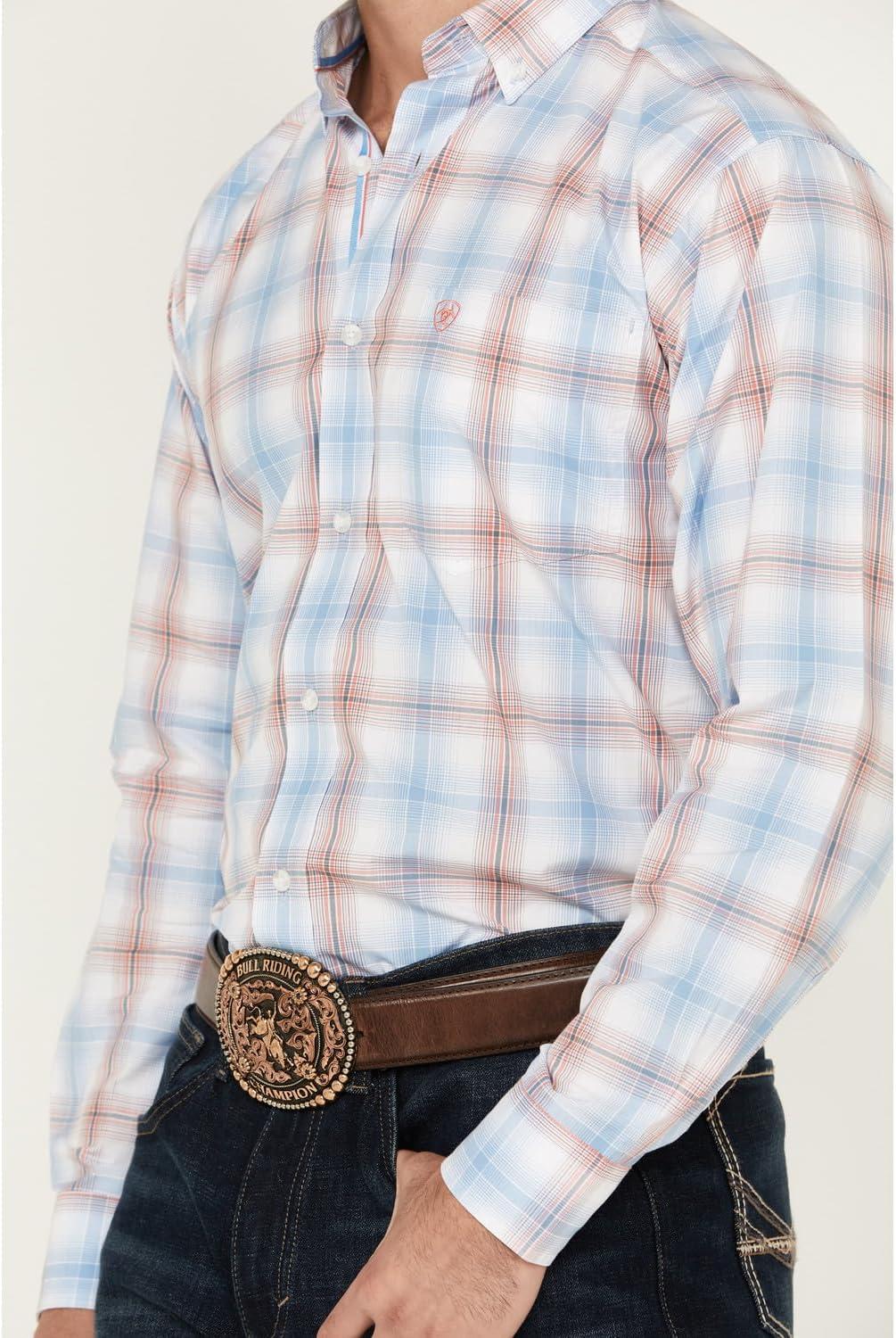 imageAriat Mens Pro Series Joshua Classic Fit ShirtCeramic Teal