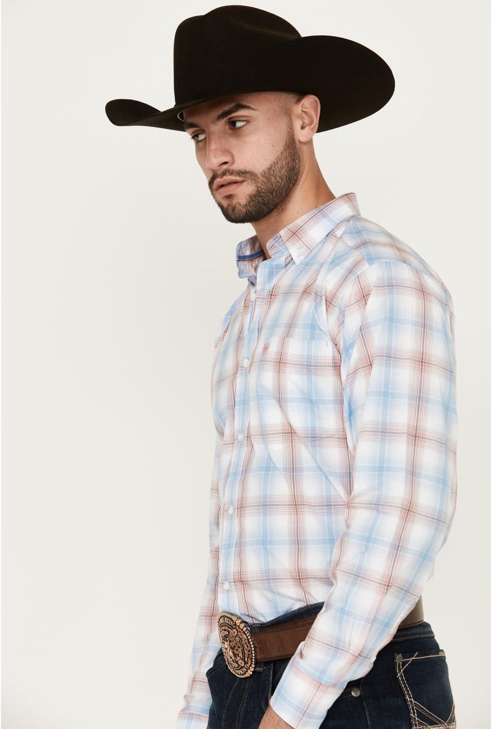 imageAriat Mens Pro Series Joshua Classic Fit ShirtCeramic Teal