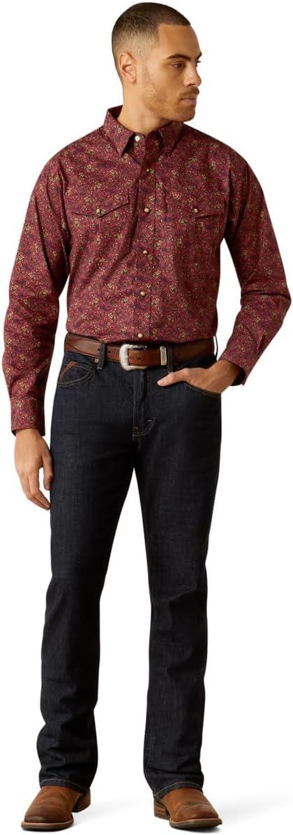 imageAriat Mens Samson Classic Fit ShirtDark Red