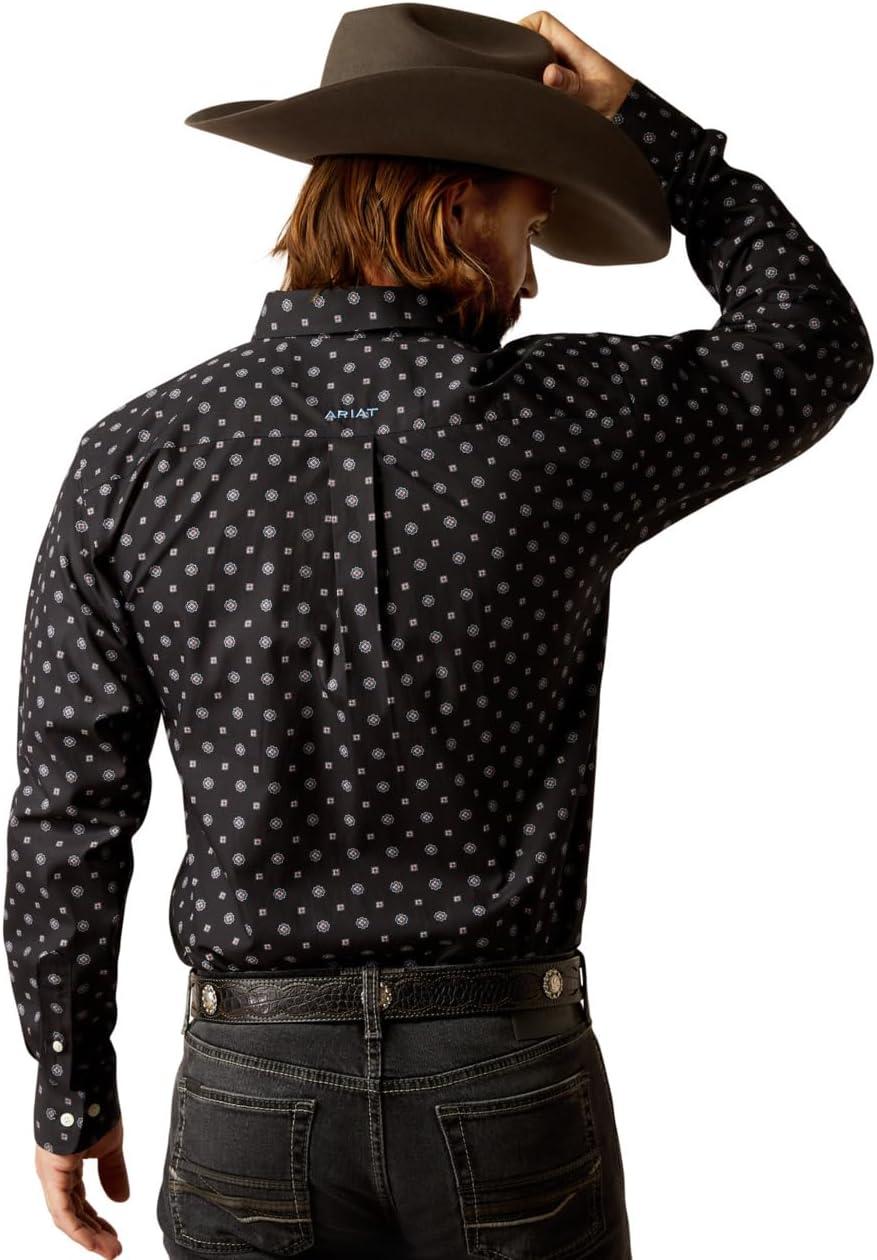 imageAriat Mens Wrinkle Free Flemming Fitted ShirtBlack