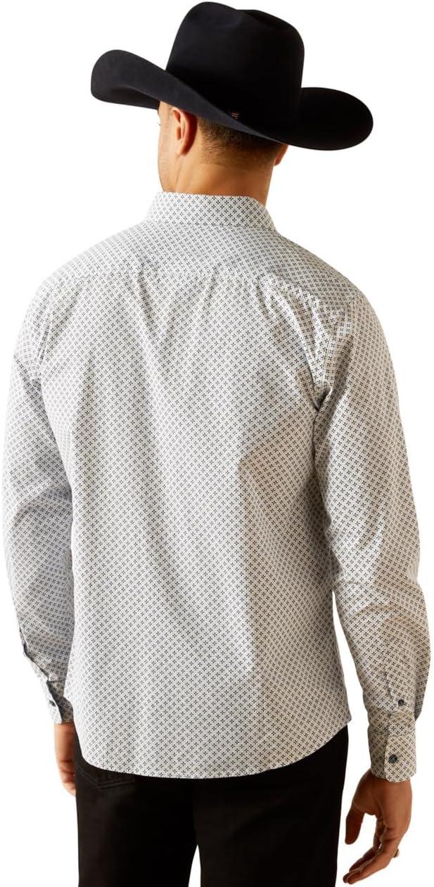 imageAriat Mens Wrinkle Free Flemming Fitted ShirtBlue