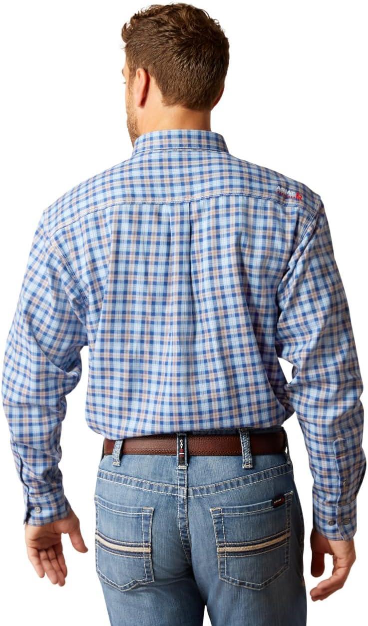 imageAriat Mens Wrinkle Free Flemming Fitted ShirtGlacier Blue