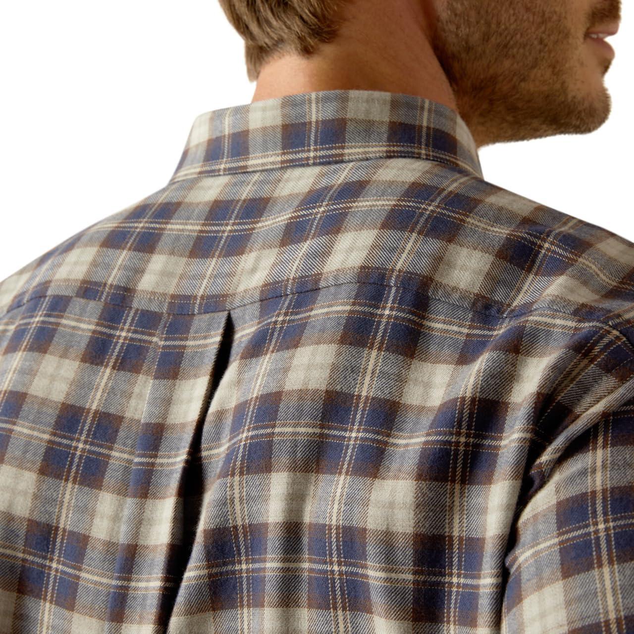 imageAriat Mens Wrinkle Free Flemming Fitted ShirtHorizon Plaid
