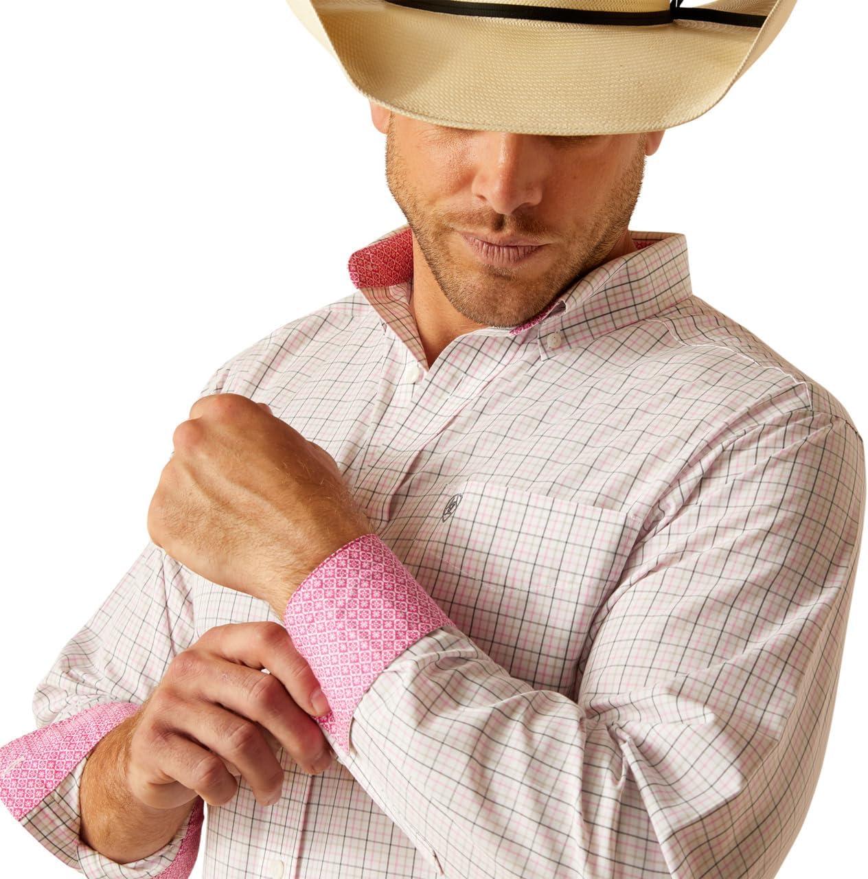 imageAriat Mens Wrinkle Free Flemming Fitted ShirtLight Lilac