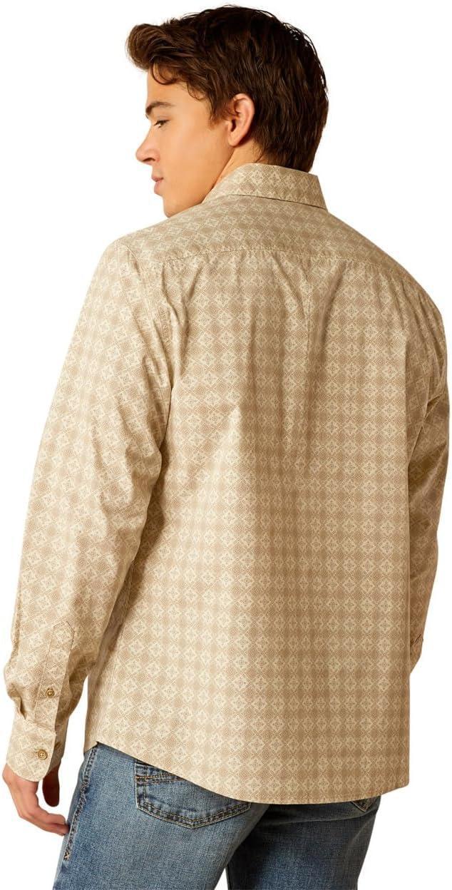 imageAriat Mens Wrinkle Free Flemming Fitted ShirtPumice Stone