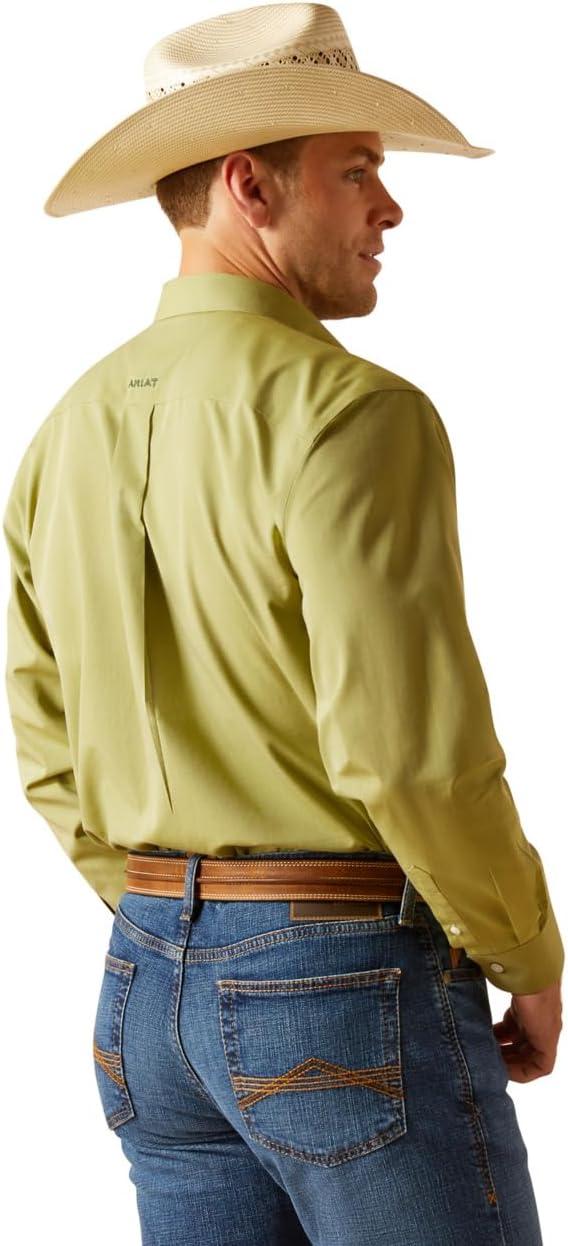 imageAriat Mens Wrinkle Free Flemming Fitted ShirtSycamore