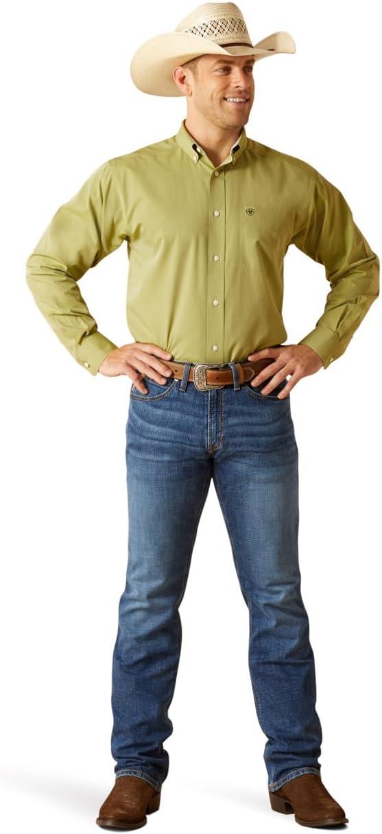 imageAriat Mens Wrinkle Free Flemming Fitted ShirtSycamore