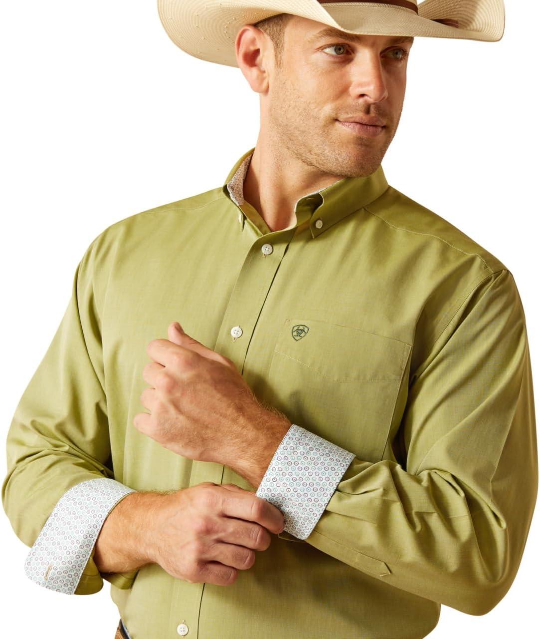 imageAriat Mens Wrinkle Free Flemming Fitted ShirtSycamore