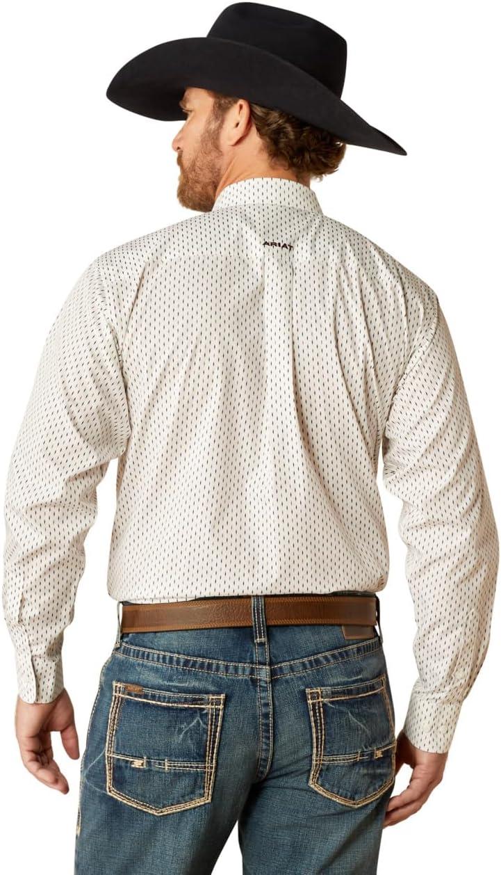 imageAriat Mens Wrinkle Free Flemming Fitted ShirtWhite