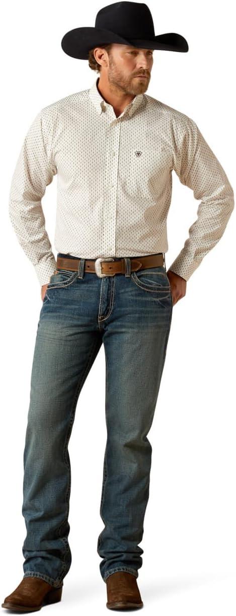 imageAriat Mens Wrinkle Free Flemming Fitted ShirtWhite