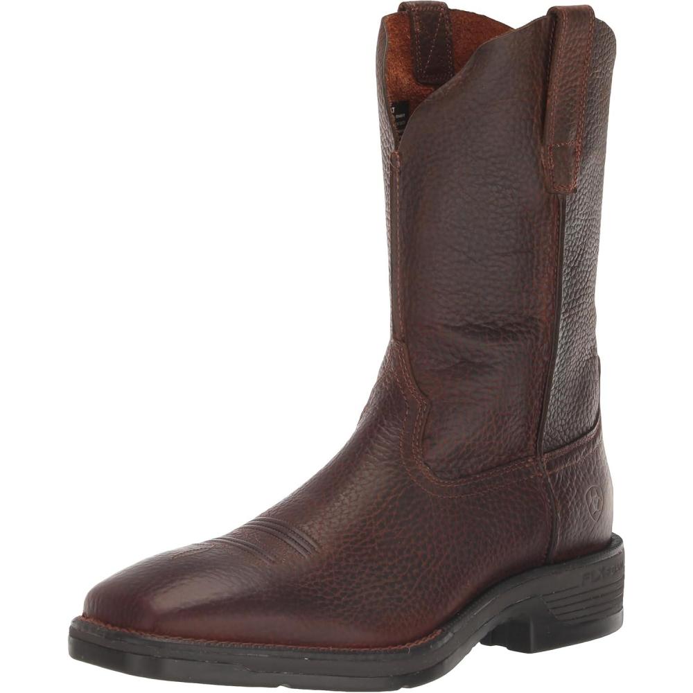imageARIAT mens Ridgeback Rambler Western BootBrown Oiled Rowdy