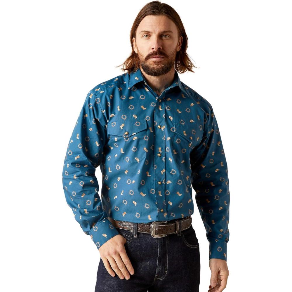 imageAriat Mens Brody Classic Fit ShirtDeep Dive