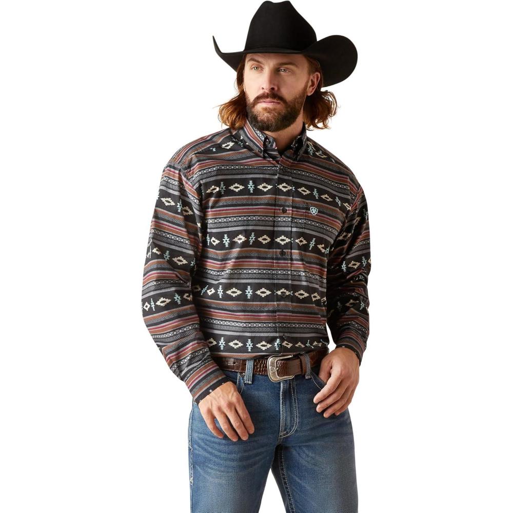 imageAriat Mens Noland Classic Fit ShirtBlack