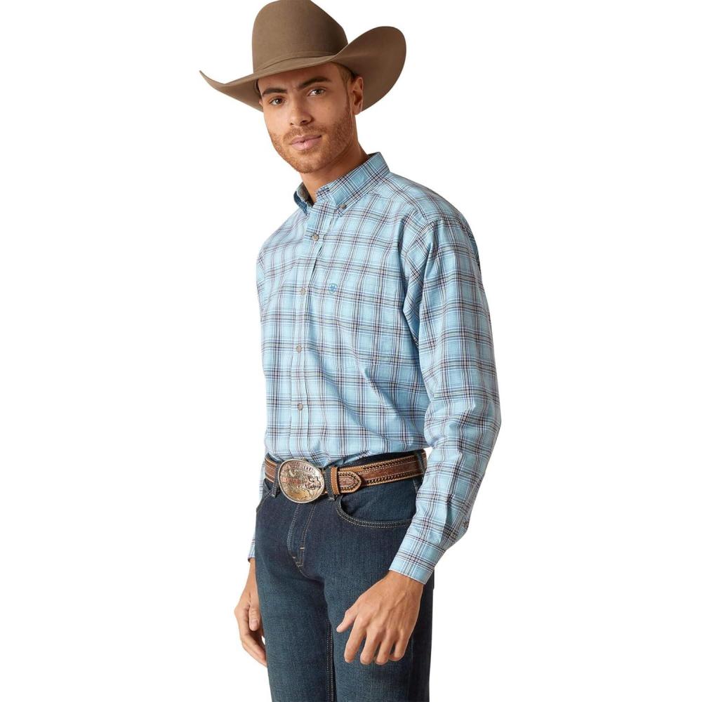 imageAriat Mens Pro Series Granger Classic Fit ShirtSky Blue