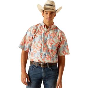 ARIAT Men’s Edgar Classic Fit Shirt(Sky)