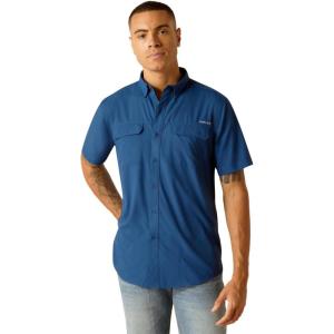 ARIAT Venttek Outbound Fitted Shirt(Moon Dance)