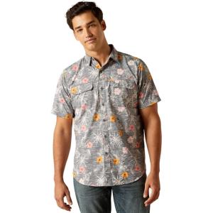 ARIAT Venttek Outbound Fitted Shirt(Rabbit)