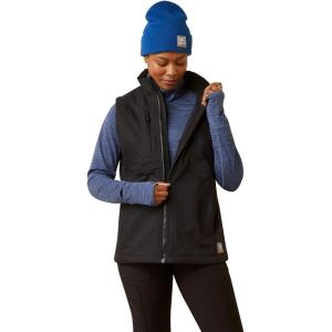 ARIAT womens Rebar Duracanvas Insulated Vest(Black)