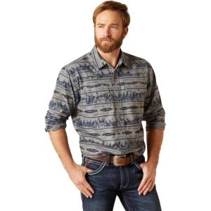 Ariat Mens Harlow Retro Fit Shirt(Indigo Coast)